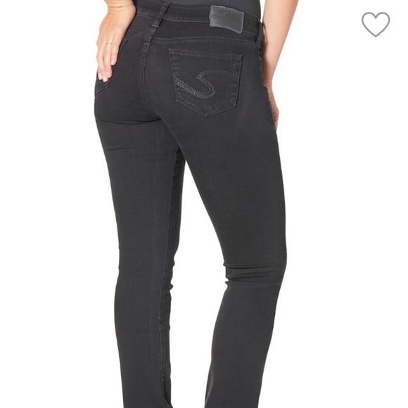 Silver Suki Slim Black Jeans Size 29 - Picture 2 of 9